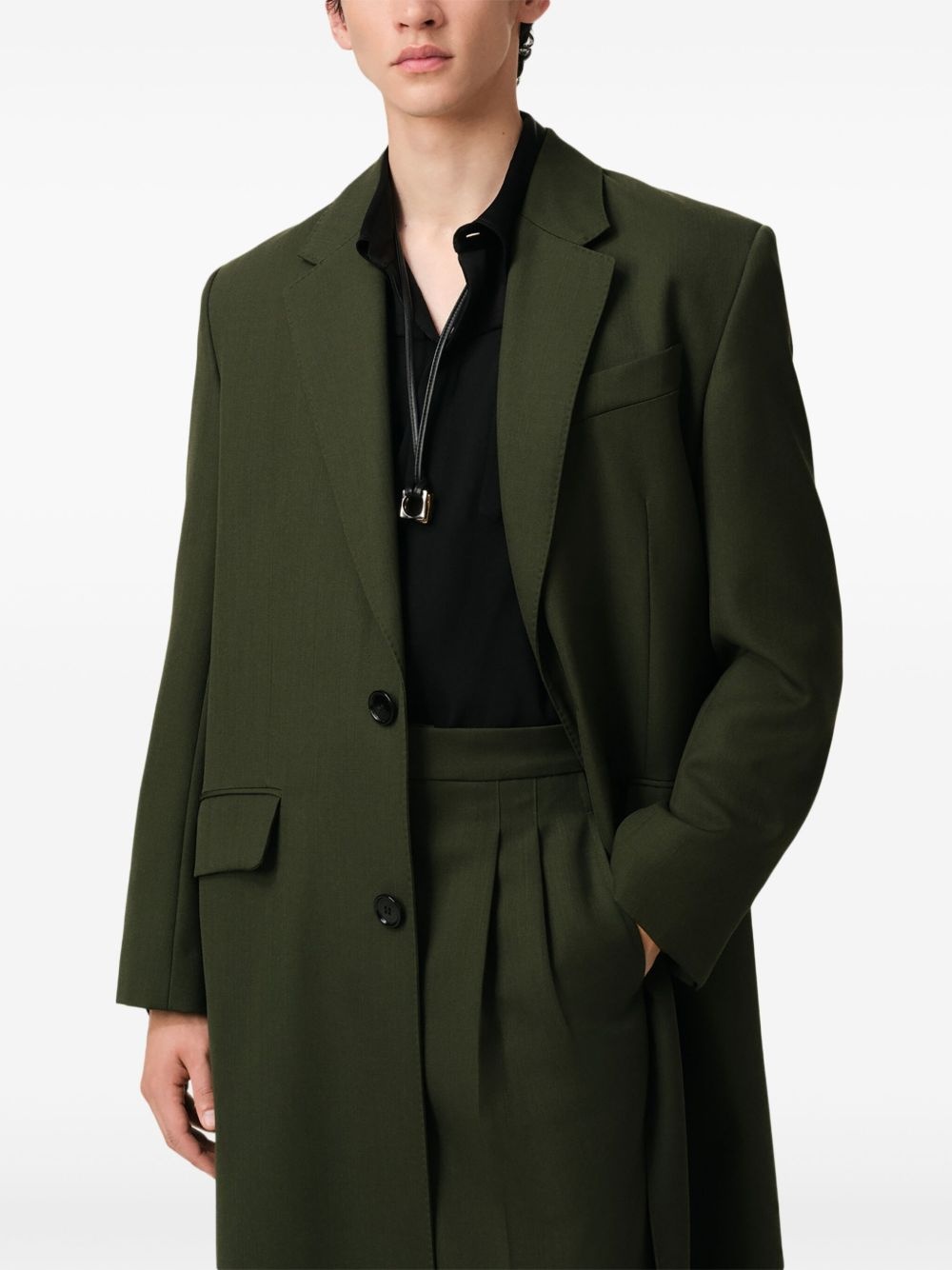 virgin wool coat - 5