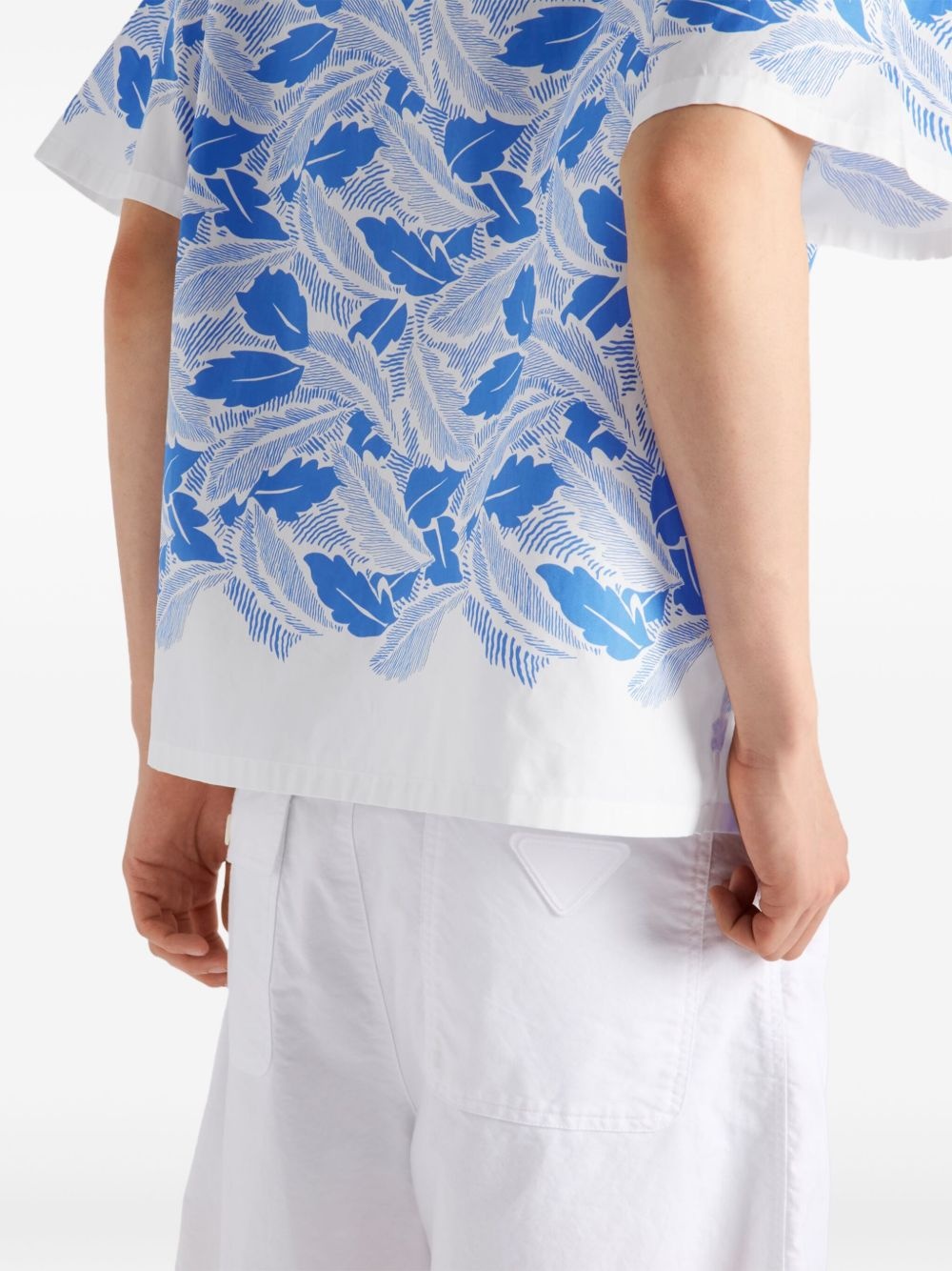 short-sleeved cotton shirt - 4