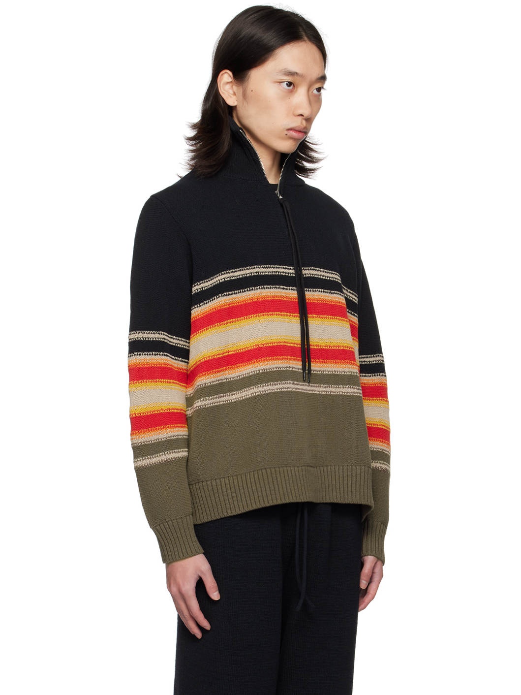 Multicolor Tape Sweater - 2