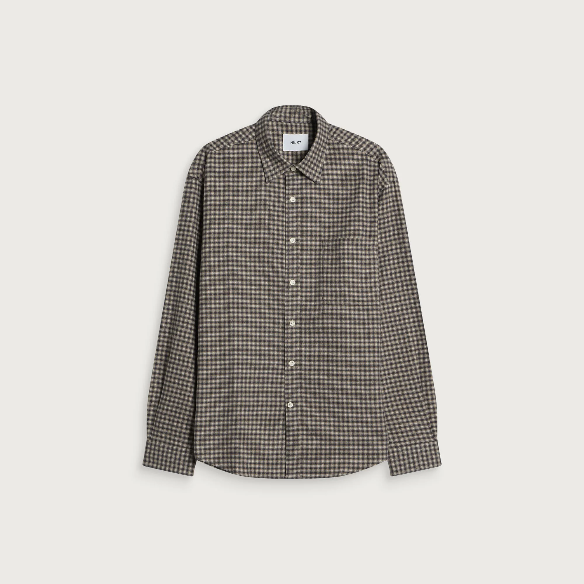 NN07 Deon Check Flannel Shirt - 1