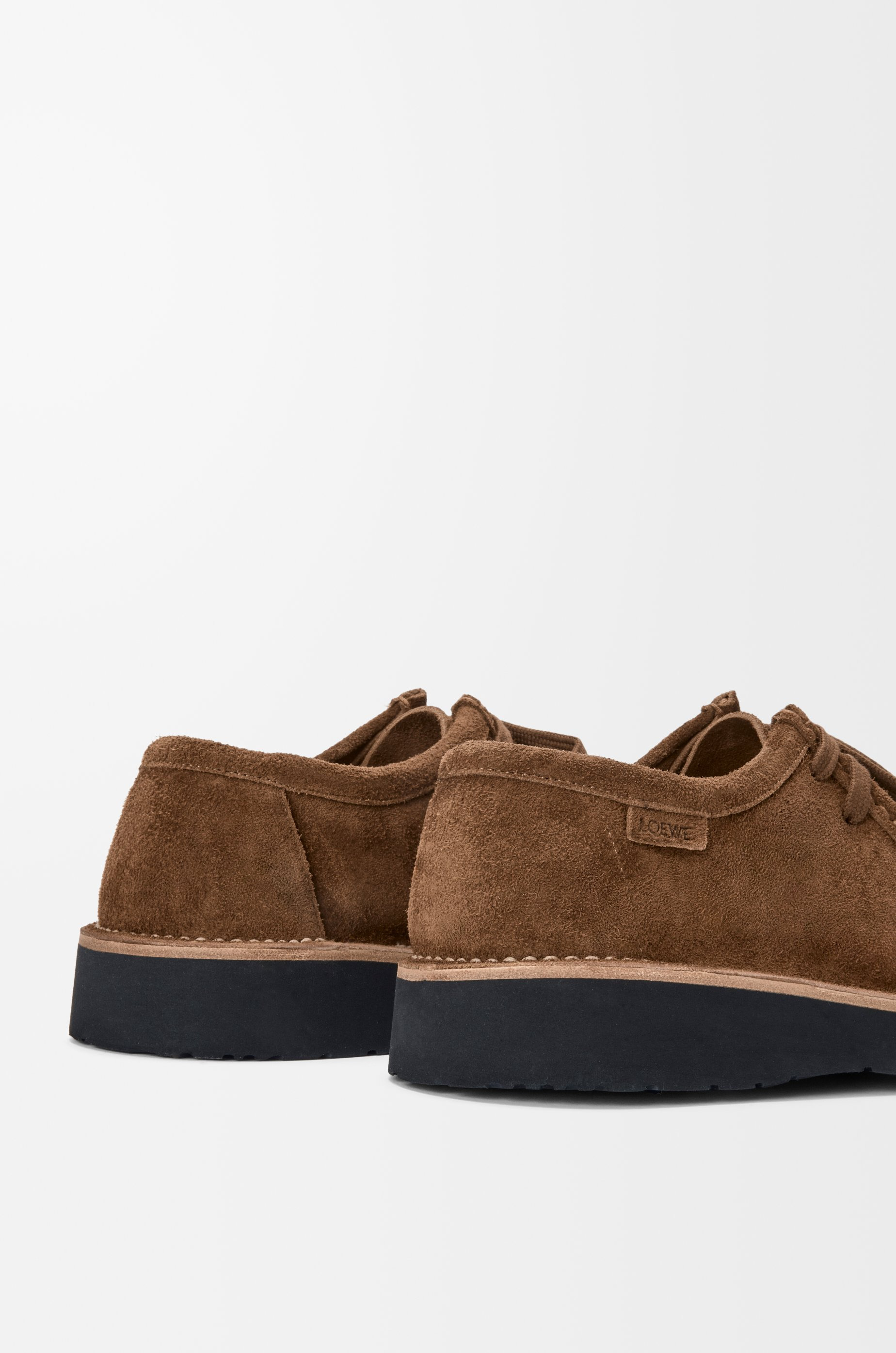Faro lace-up in suede calfskin - 5
