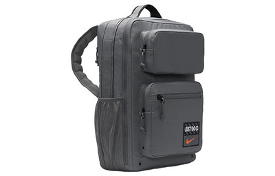 Nike Nike Large Capacity Training Sports Zipper  Fabric Schoolbag Backpack Unisex Smoke Gray DQ5183-084 outlook