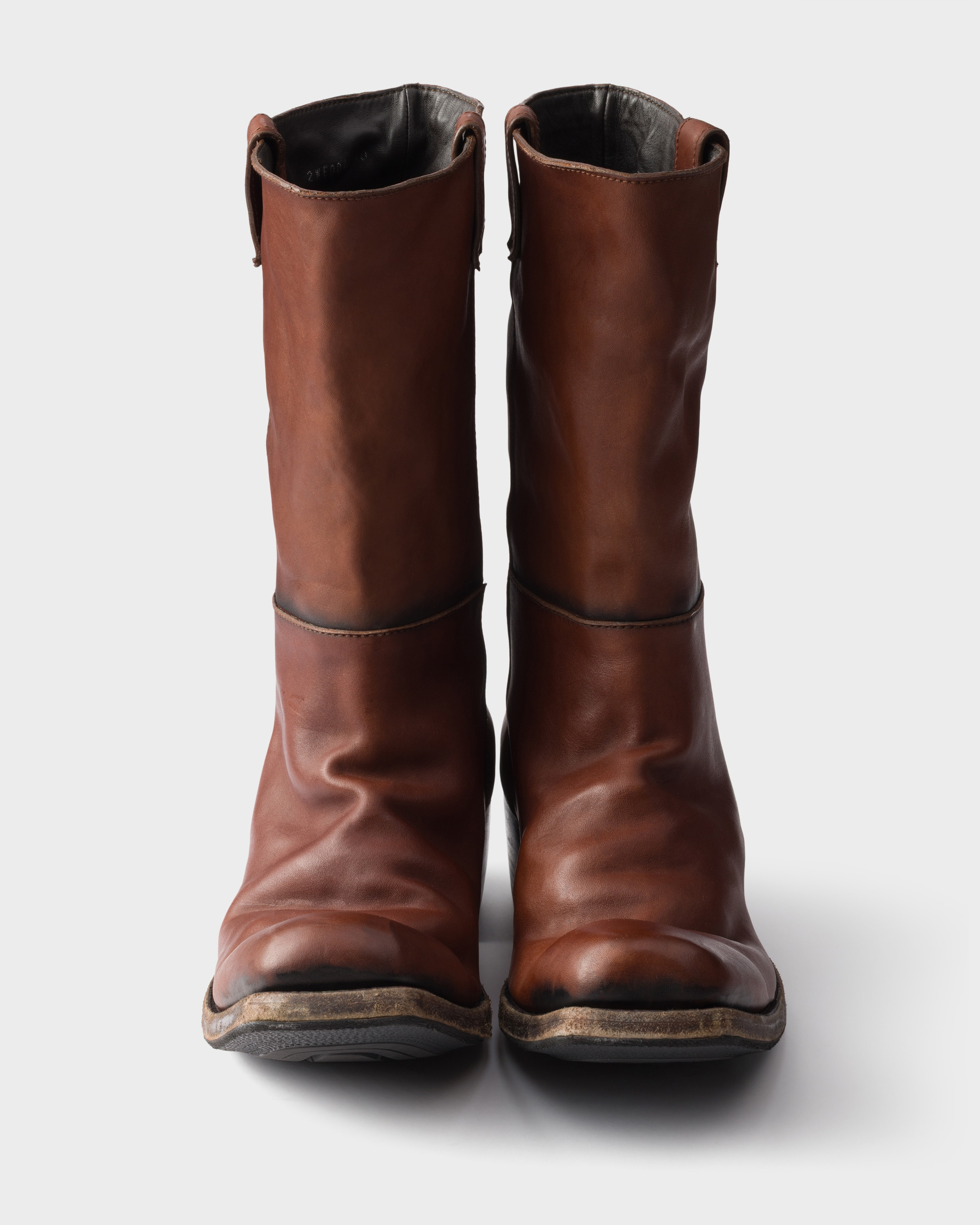 Antique leather boots - 7