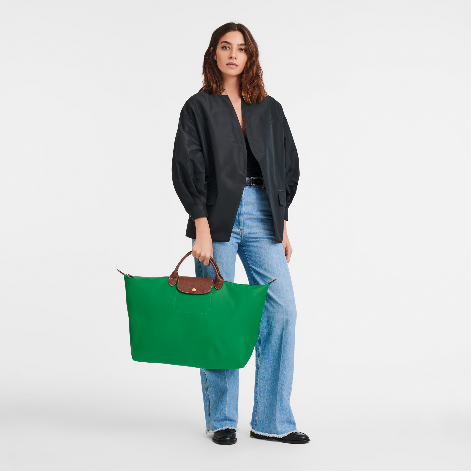Le Pliage Original S Travel bag Green - Recycled canvas - 2