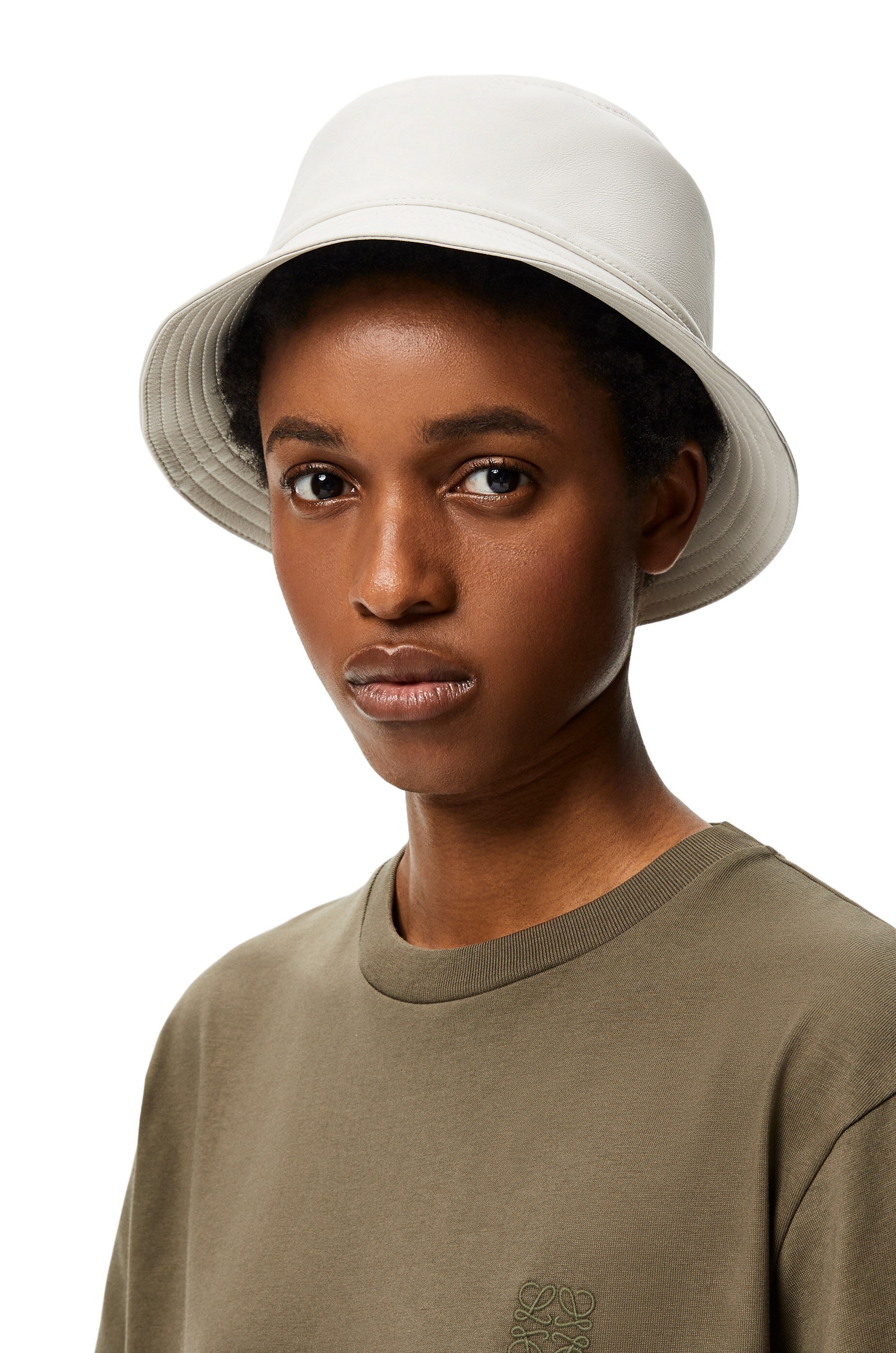 Fisherman hat in nappa calfskin - 2