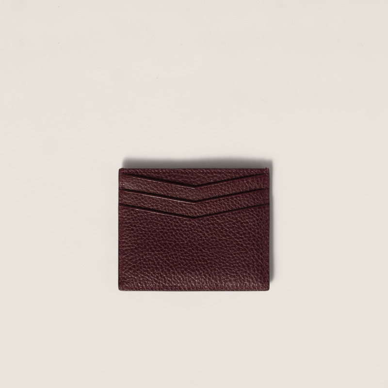 Miu Miu Leather card holder outlook
