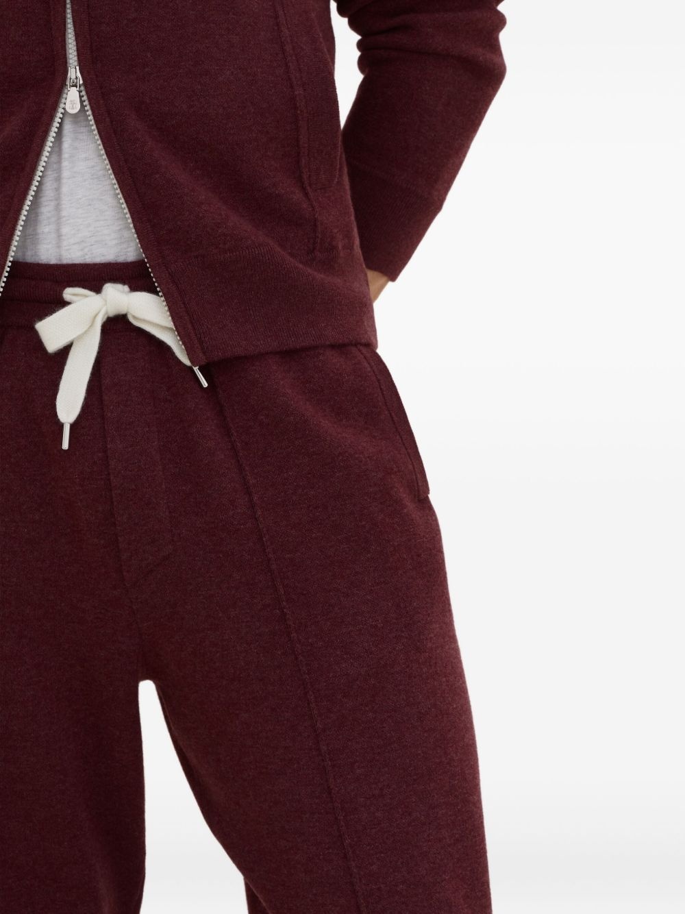 drawstring track pants - 5