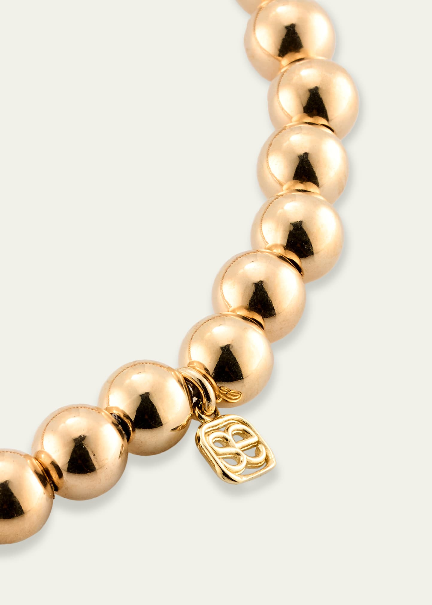 14K Tiny Pure Cross Charm Bracelet - 4