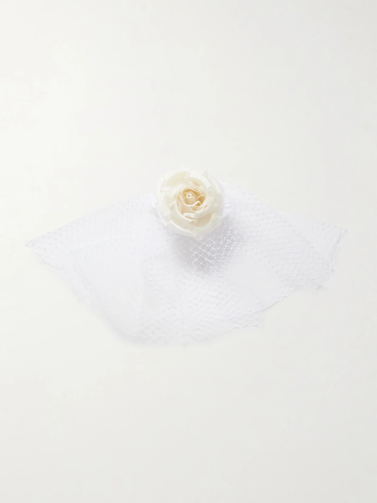 Embellished Silk-tulle Veil - 1