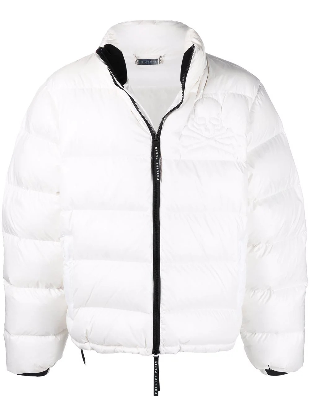 zipped padded jacket - 1