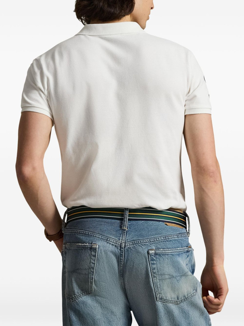 appliqué polo shirt 4
