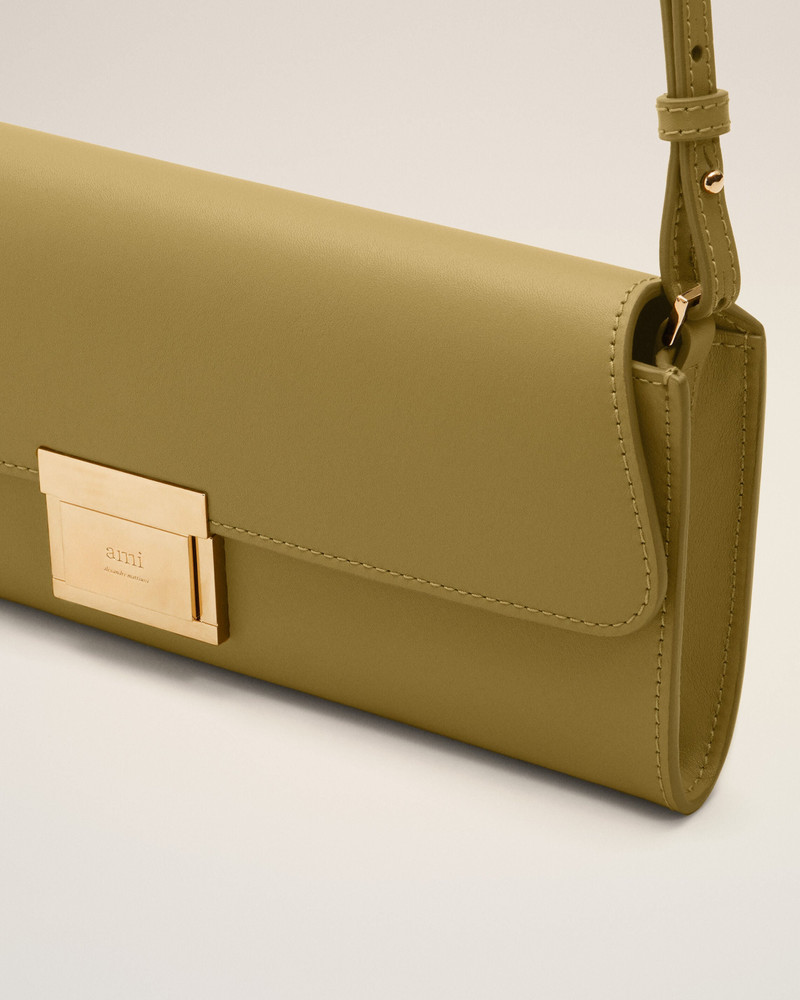GREEN COW LEATHER MIMI POUCH 5