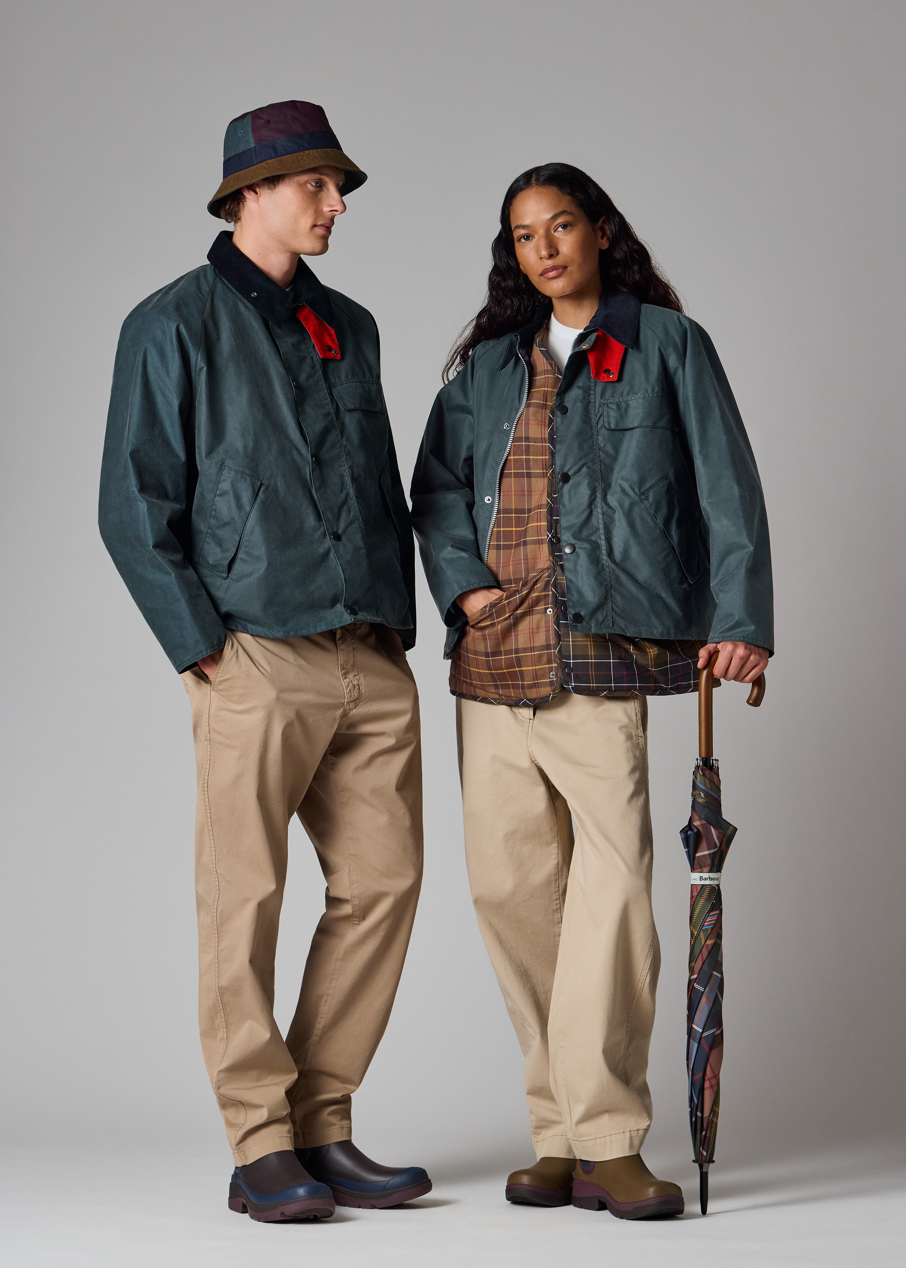 Paul Smith loves Barbour - Slate Transport Wax Jacket - 5