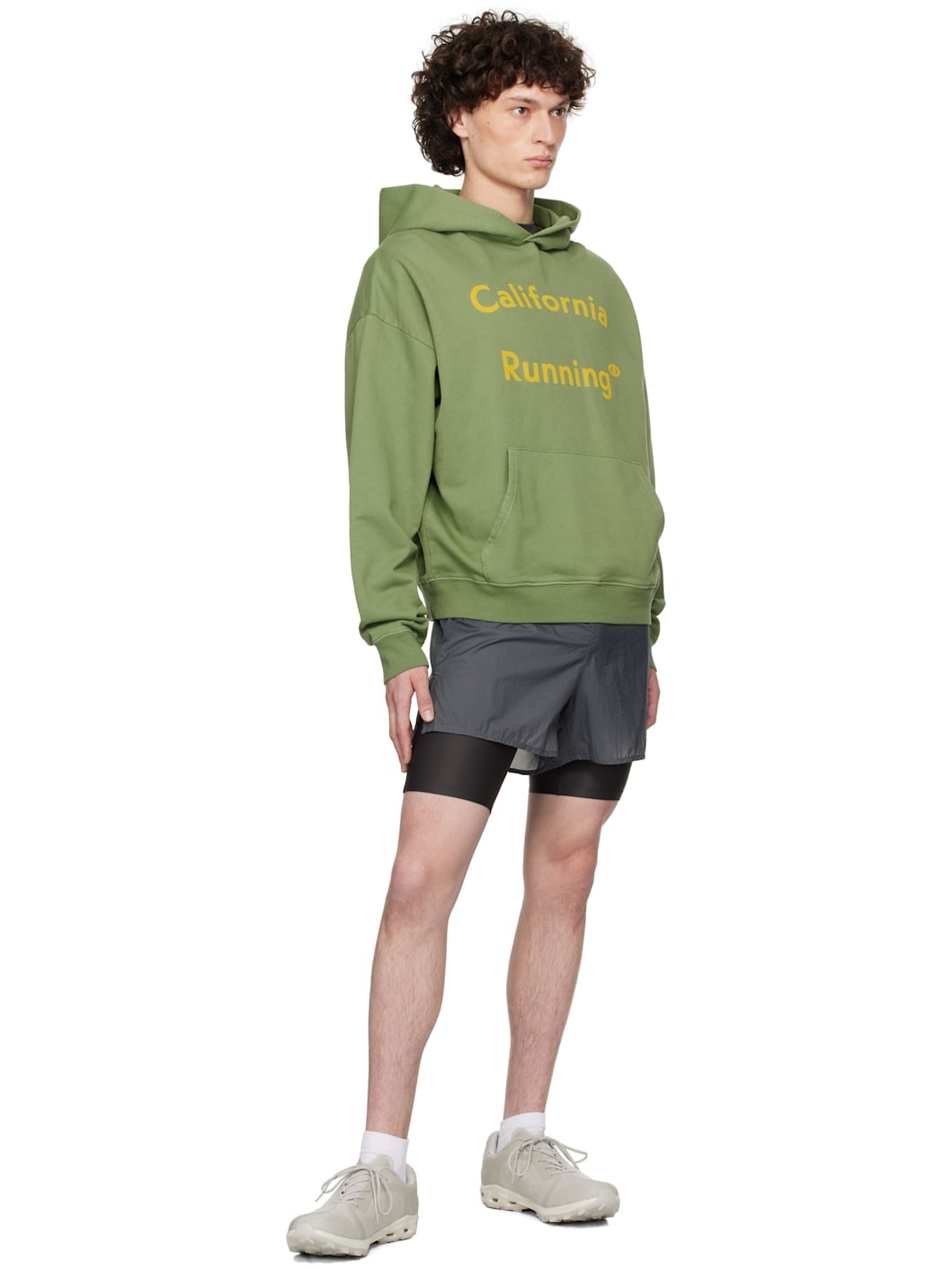 Gray Ripstop Layered Trail Shorts - 4