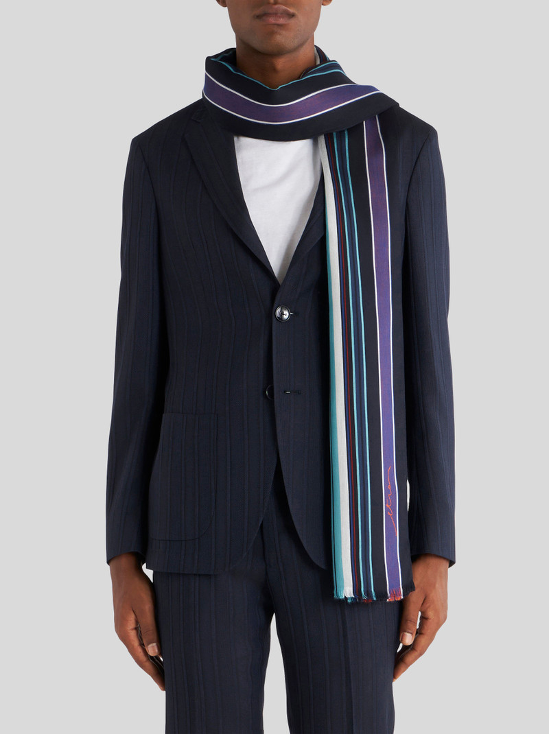 Etro STRIPED JACQUARD SCARF outlook