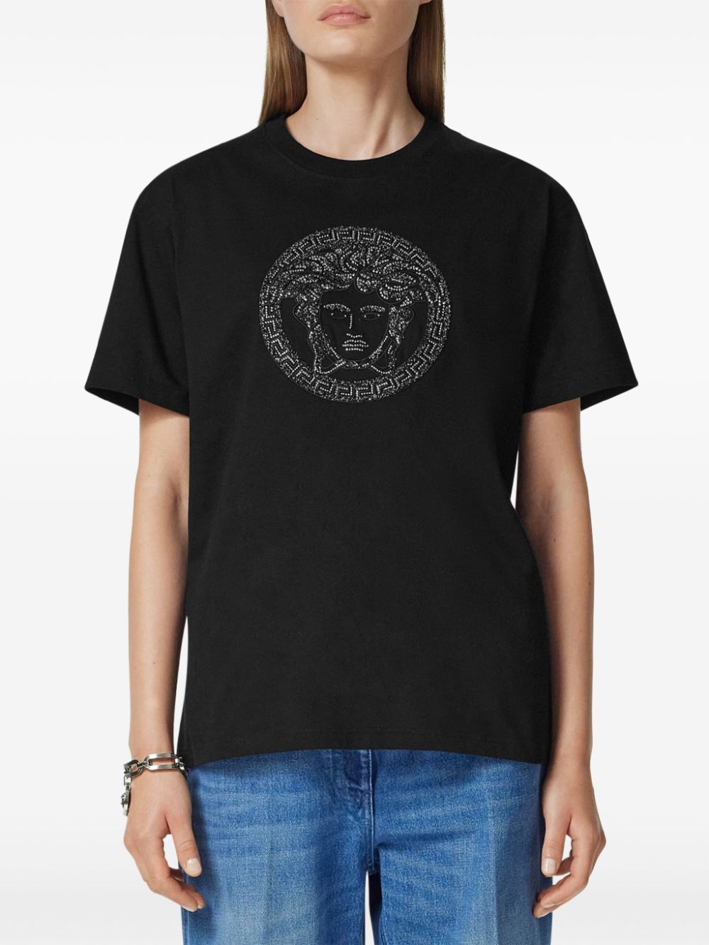 logo-embellished T-shirt - 3