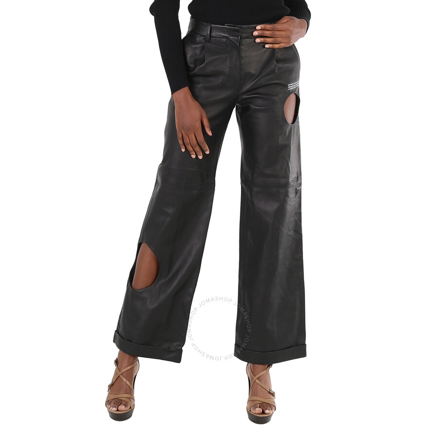 Off-White Meteor Straight-Leg Trousers in Black - 3