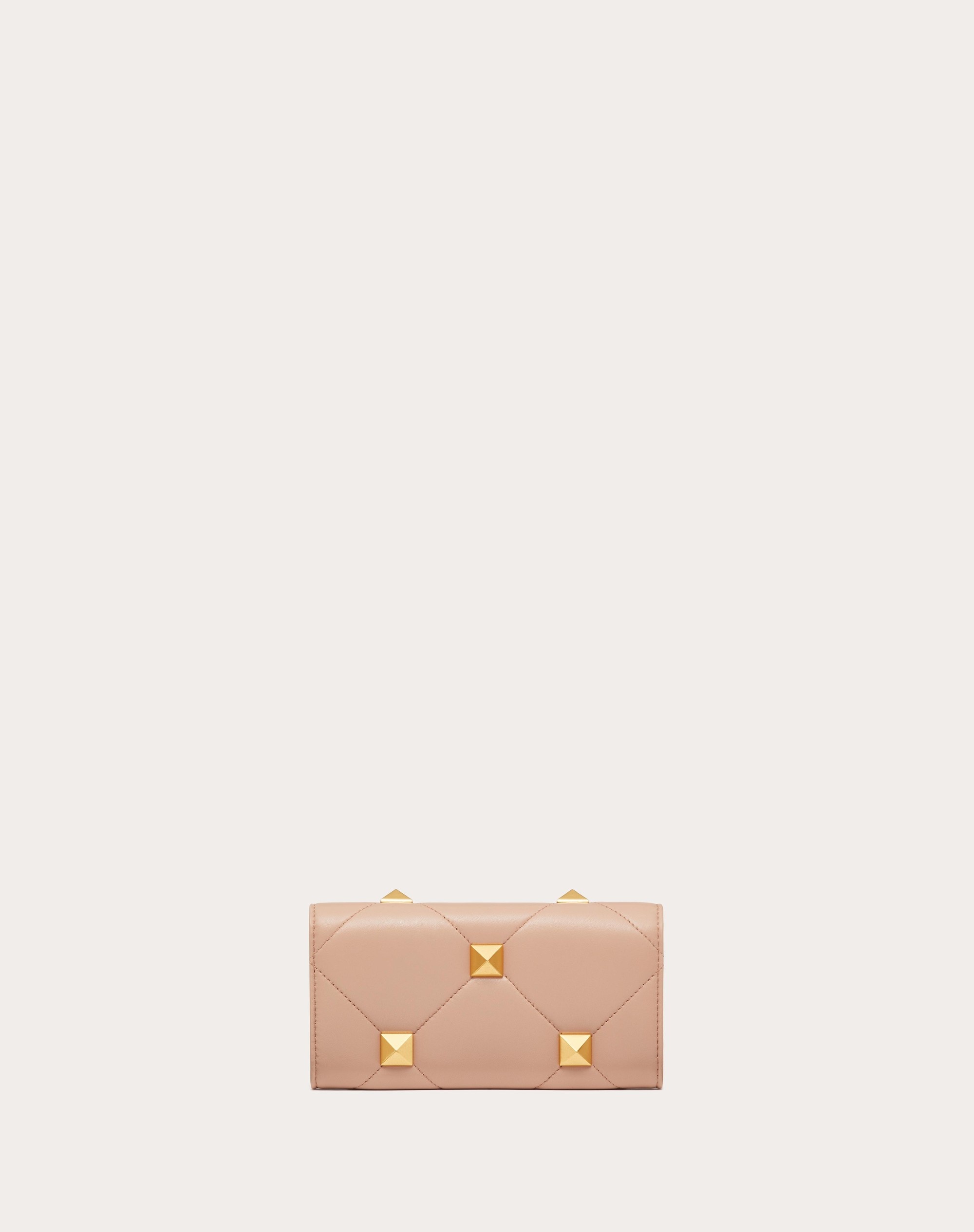 ROMAN STUD WALLET IN NAPPA LEATHER WITH CHAIN - 3