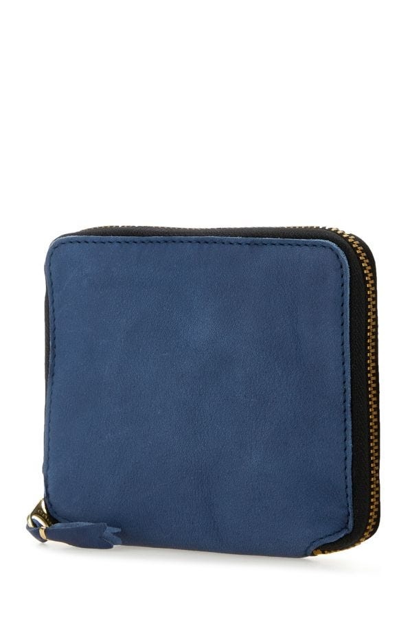 Blue leather wallet - 2