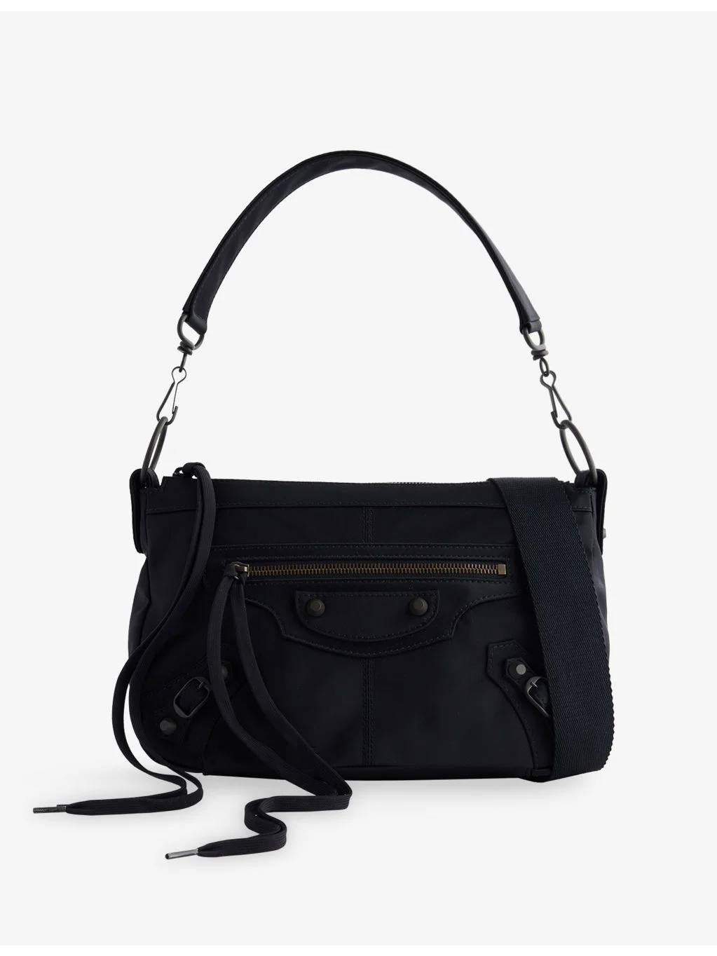 Le City Moto Small Shell-Woven Crossbody Bag - 1