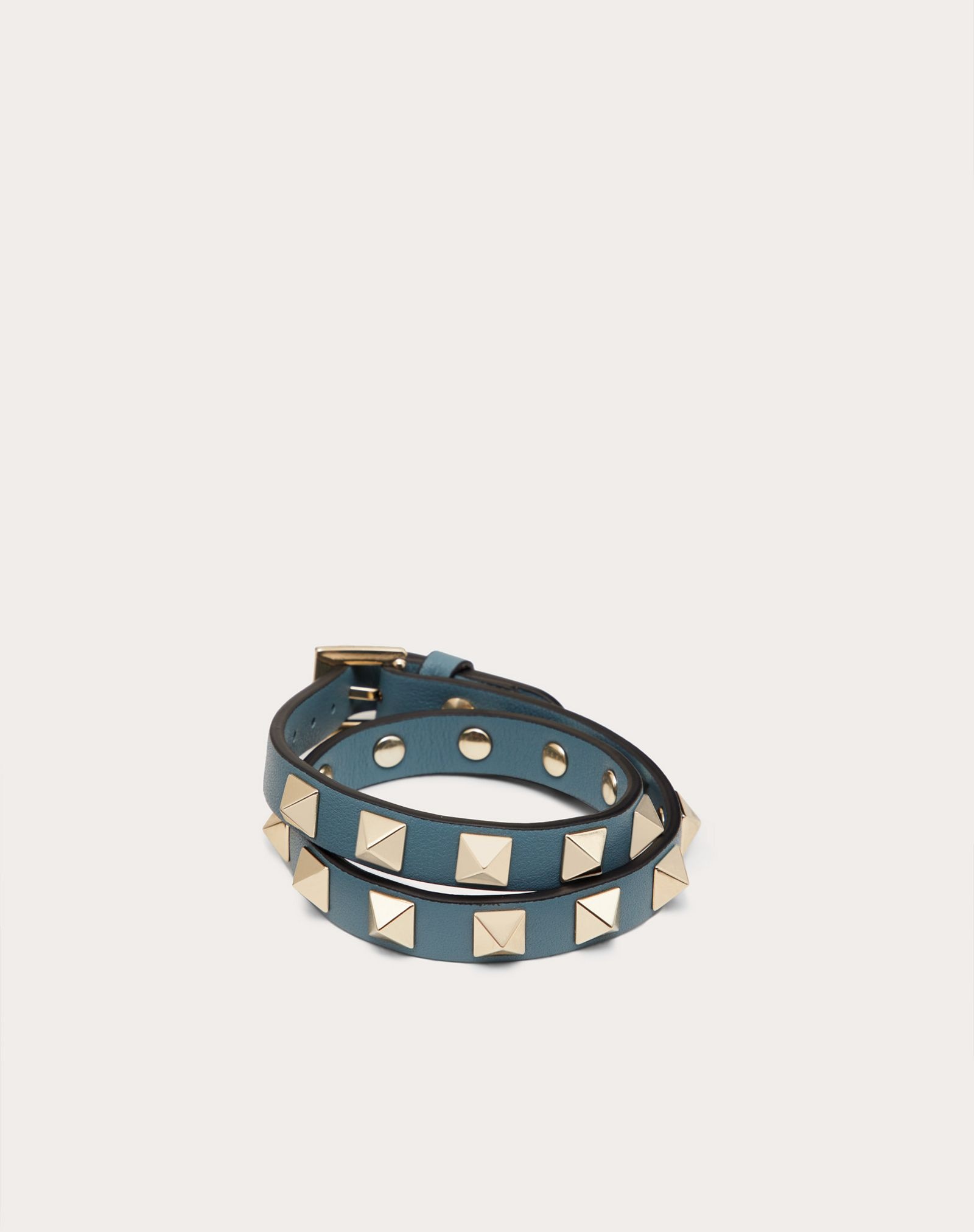 ROCKSTUD CALFSKIN DOUBLE-STRAP BRACELET - 3