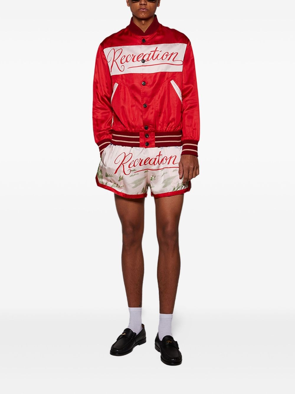 Postcard gym shorts - 2