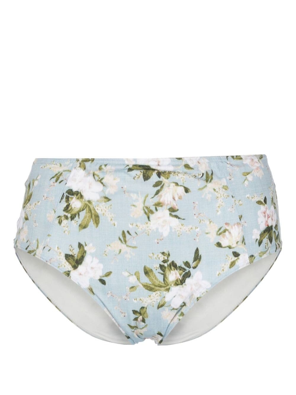 floral-print bikini bottoms - 1