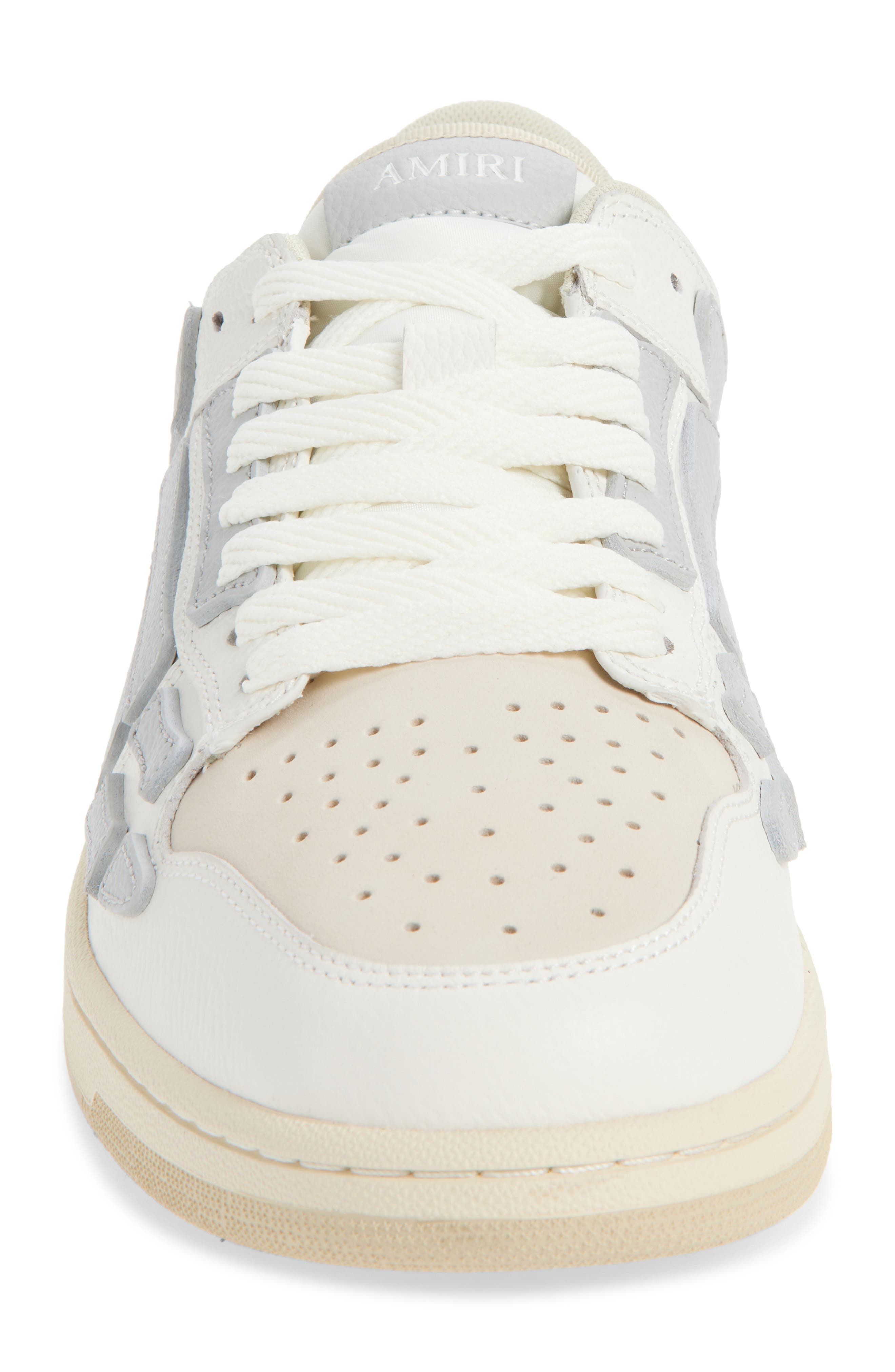 AMIRI Skeleton Low Top Sneaker in Grey at Nordstrom - 4
