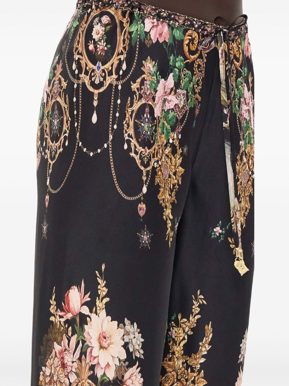 graphic-print trousers - 6