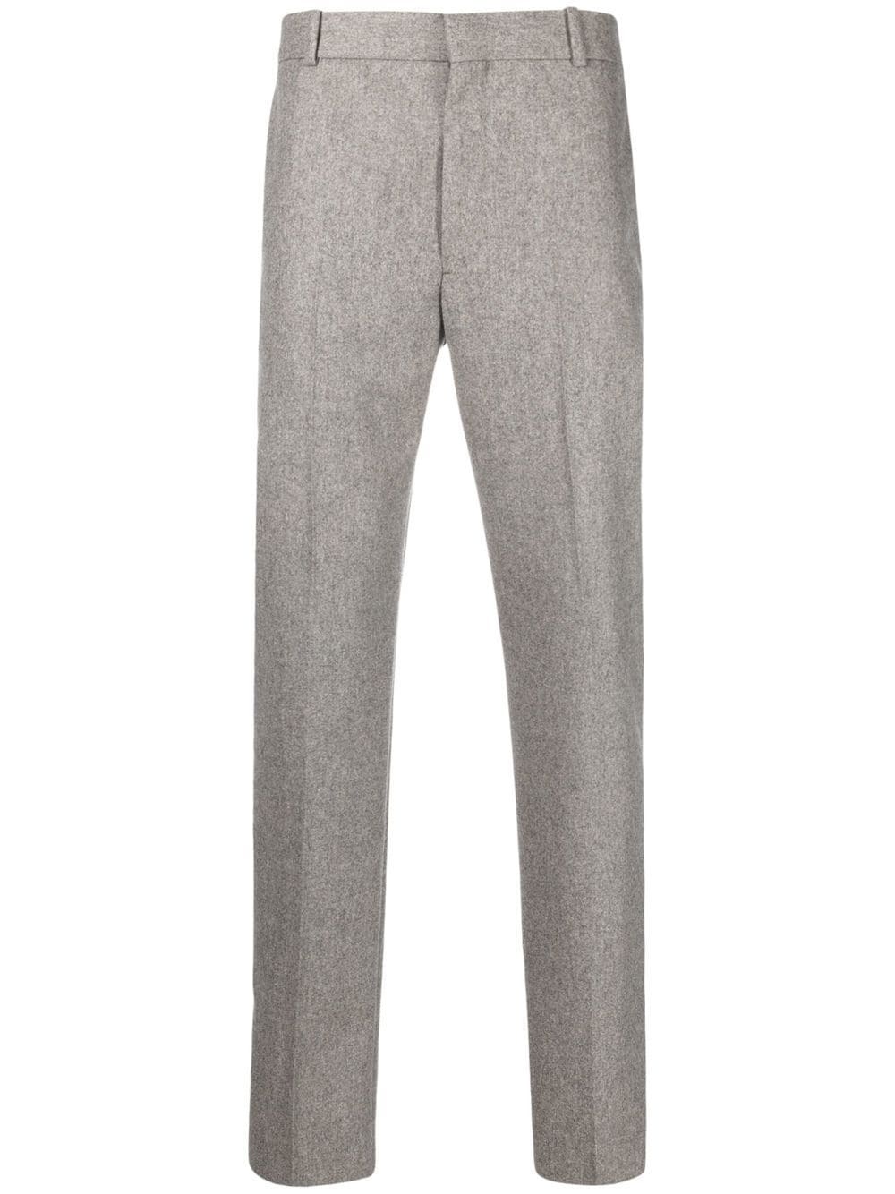 slim-cut tailored trousers - 1