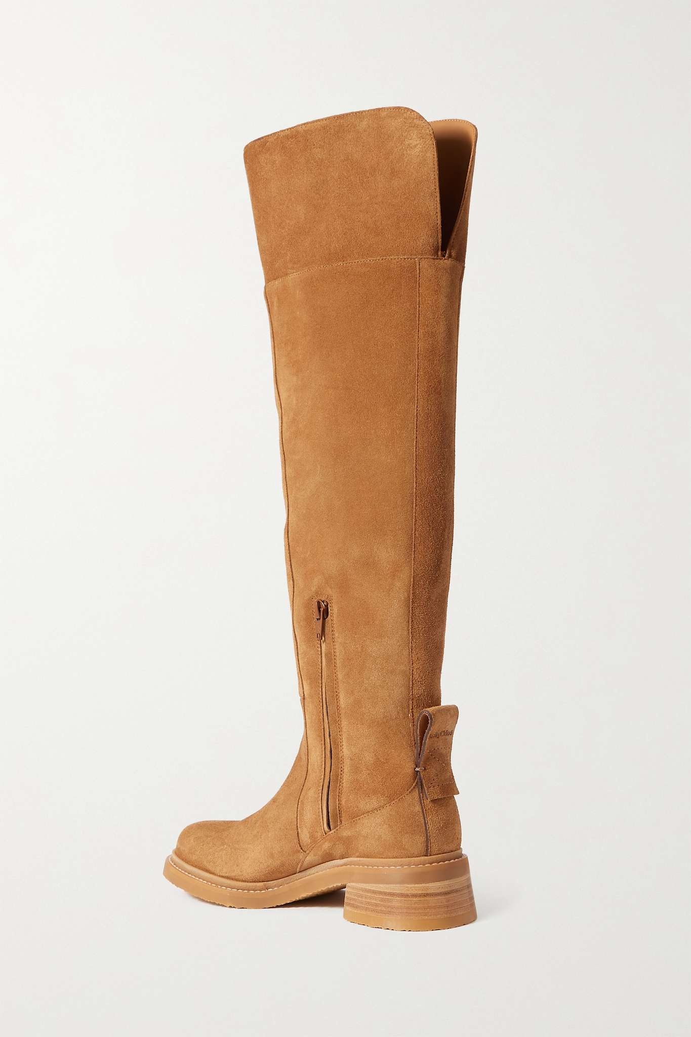 Bonni suede over-the-knee boots - 3