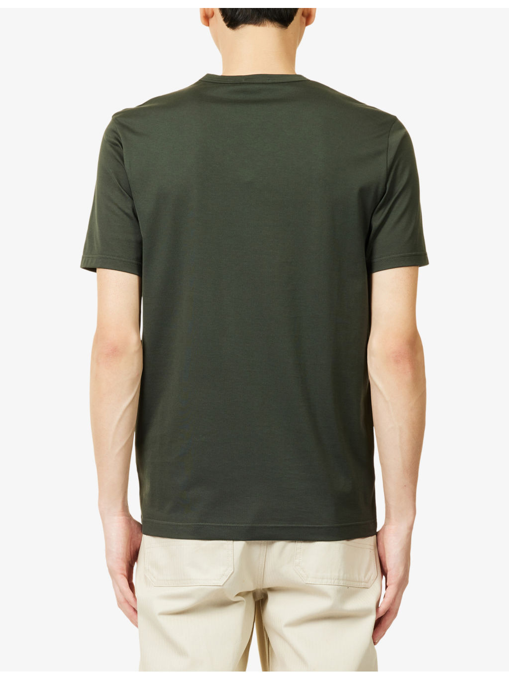 Short-Sleeve Classic Cotton-Jersey T-Shirt - 4