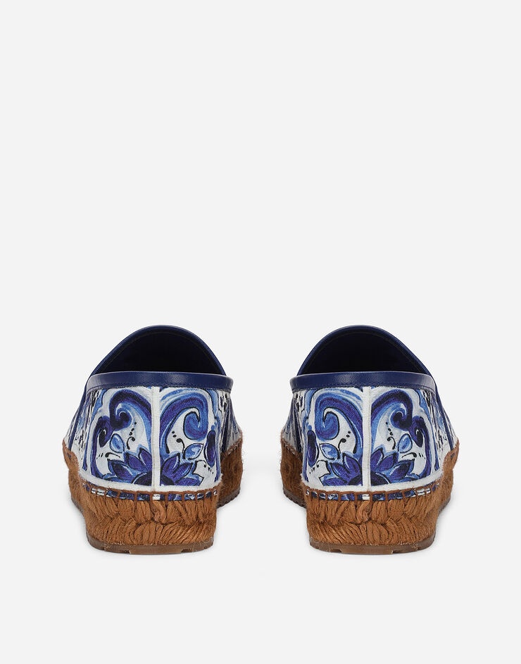 Printed brocade fabric espadrilles - 3