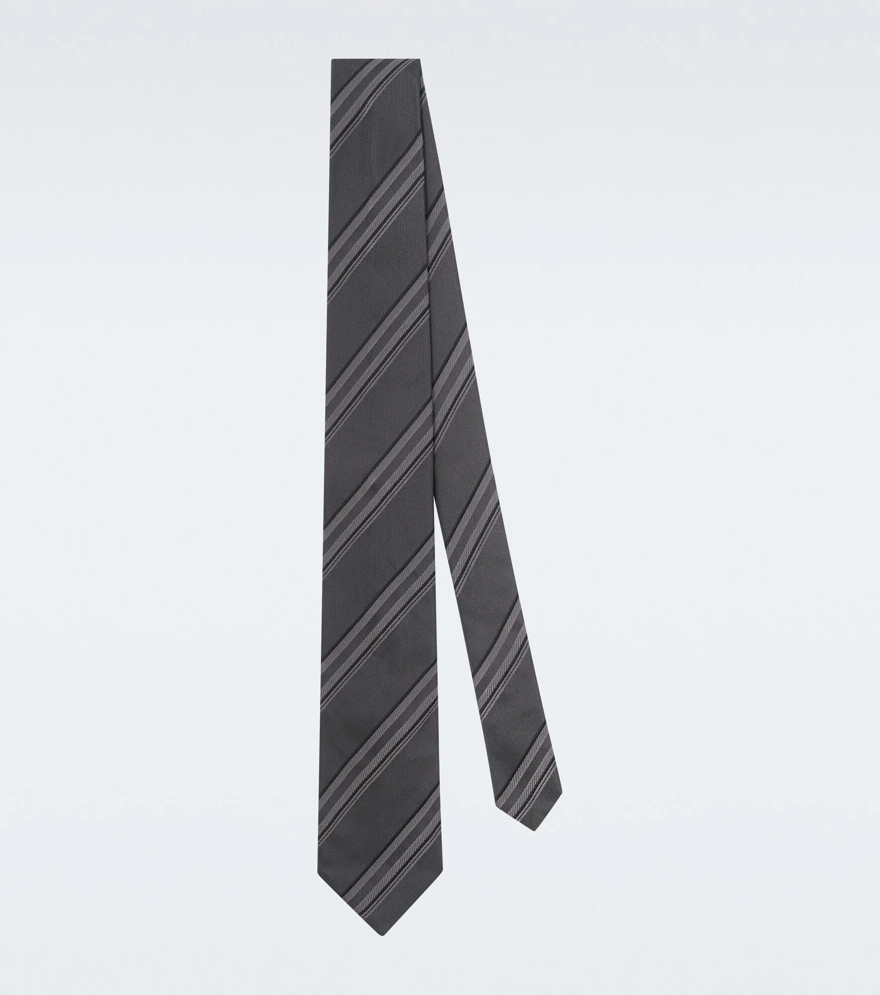 Striped silk tie - 1