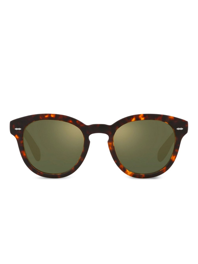 tortoiseshell round sunglasses 1
