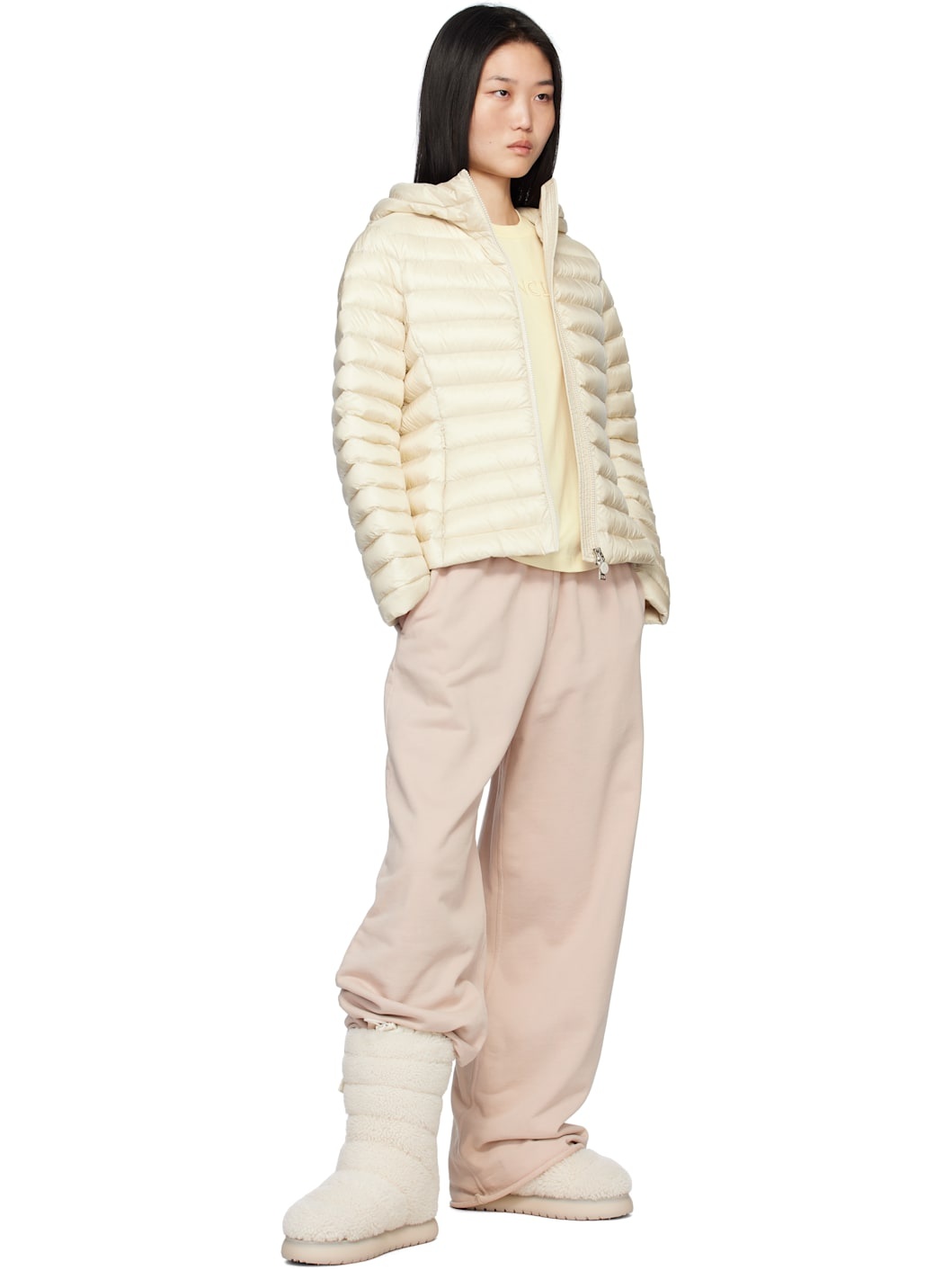 Beige Ige Down Jacket - 5