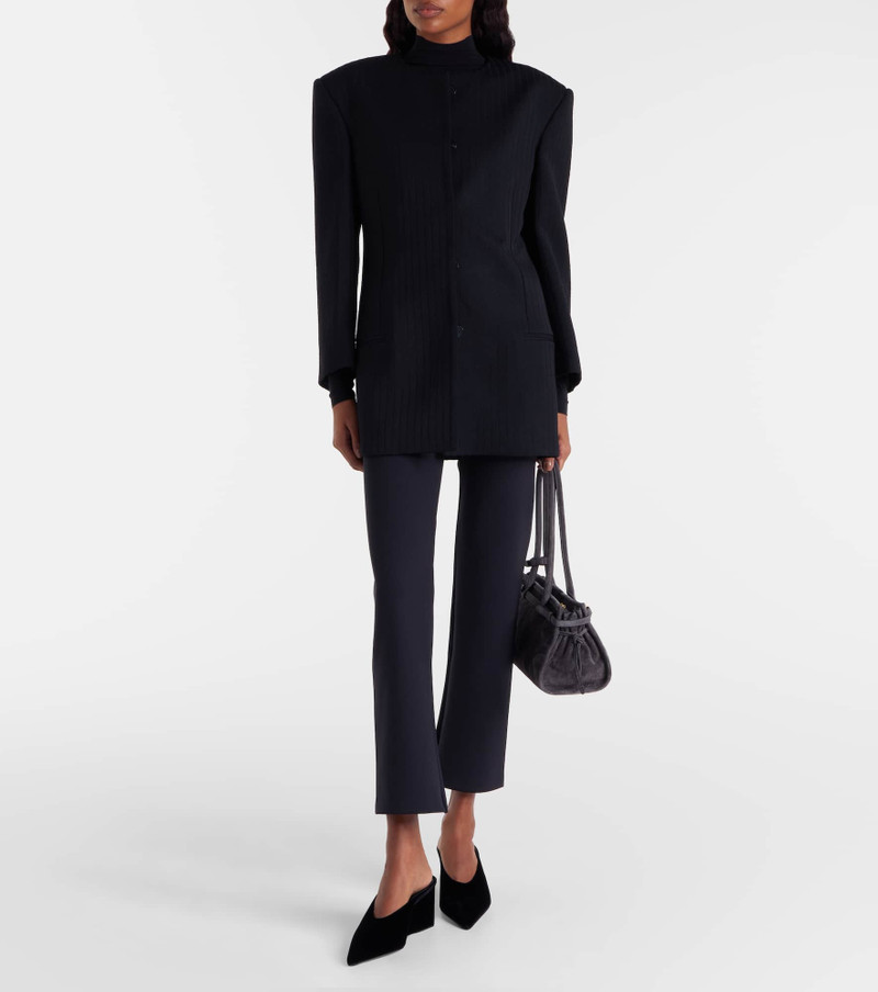 Wolford Midnight Grace high-rise jersey slim pants outlook