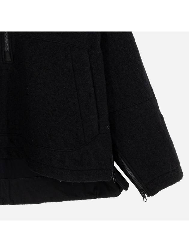 Logo Patch Pocket Anorak Black - 5