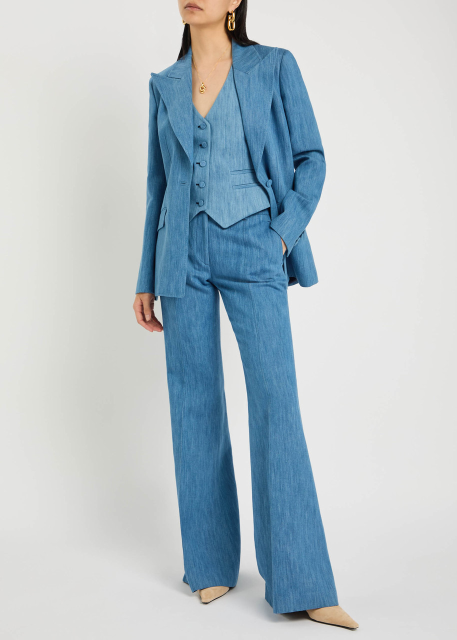 Gabriela Hearst Rhin Cotton-blend Trousers - 4