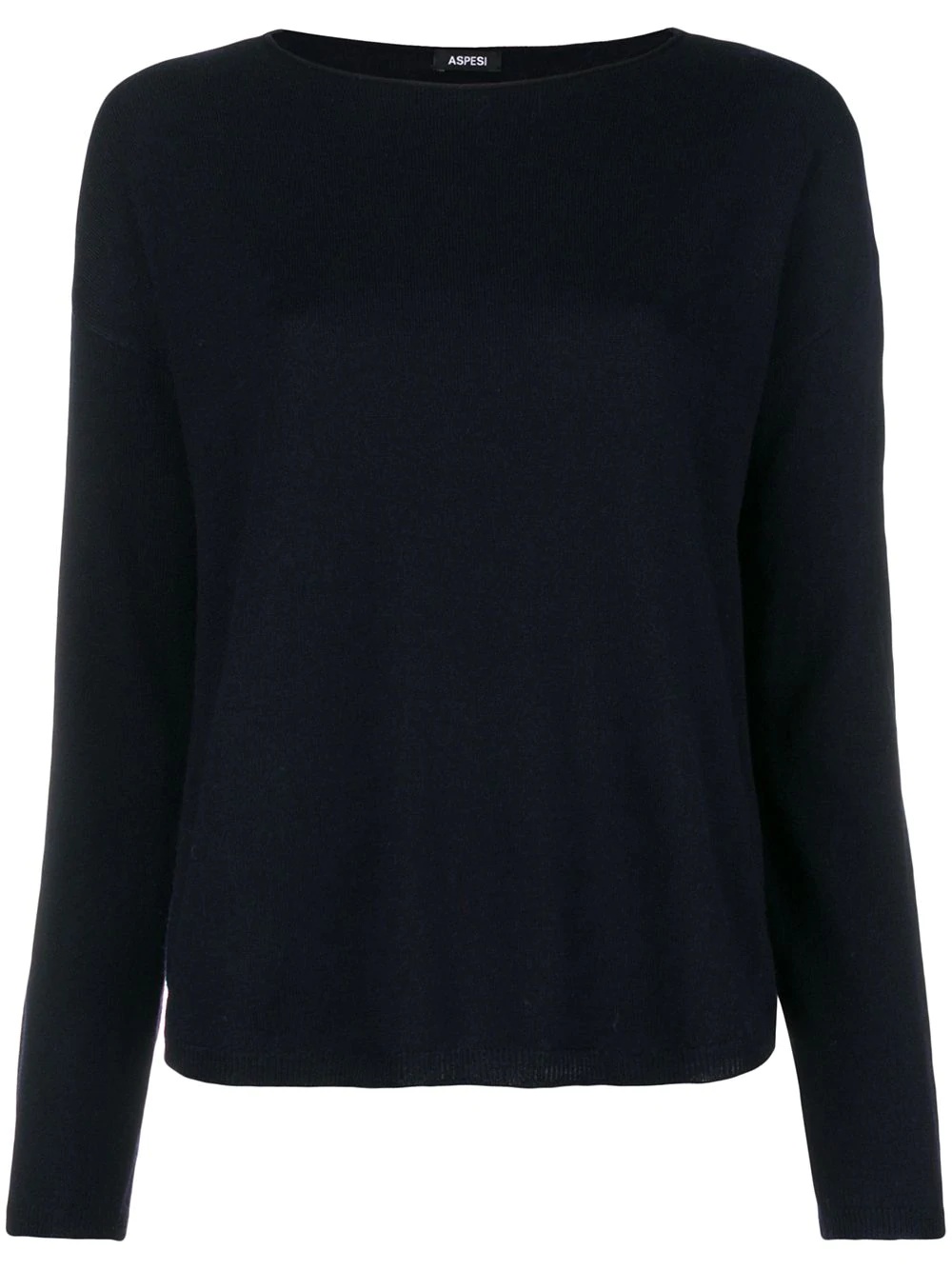 round neck knitted top - 1