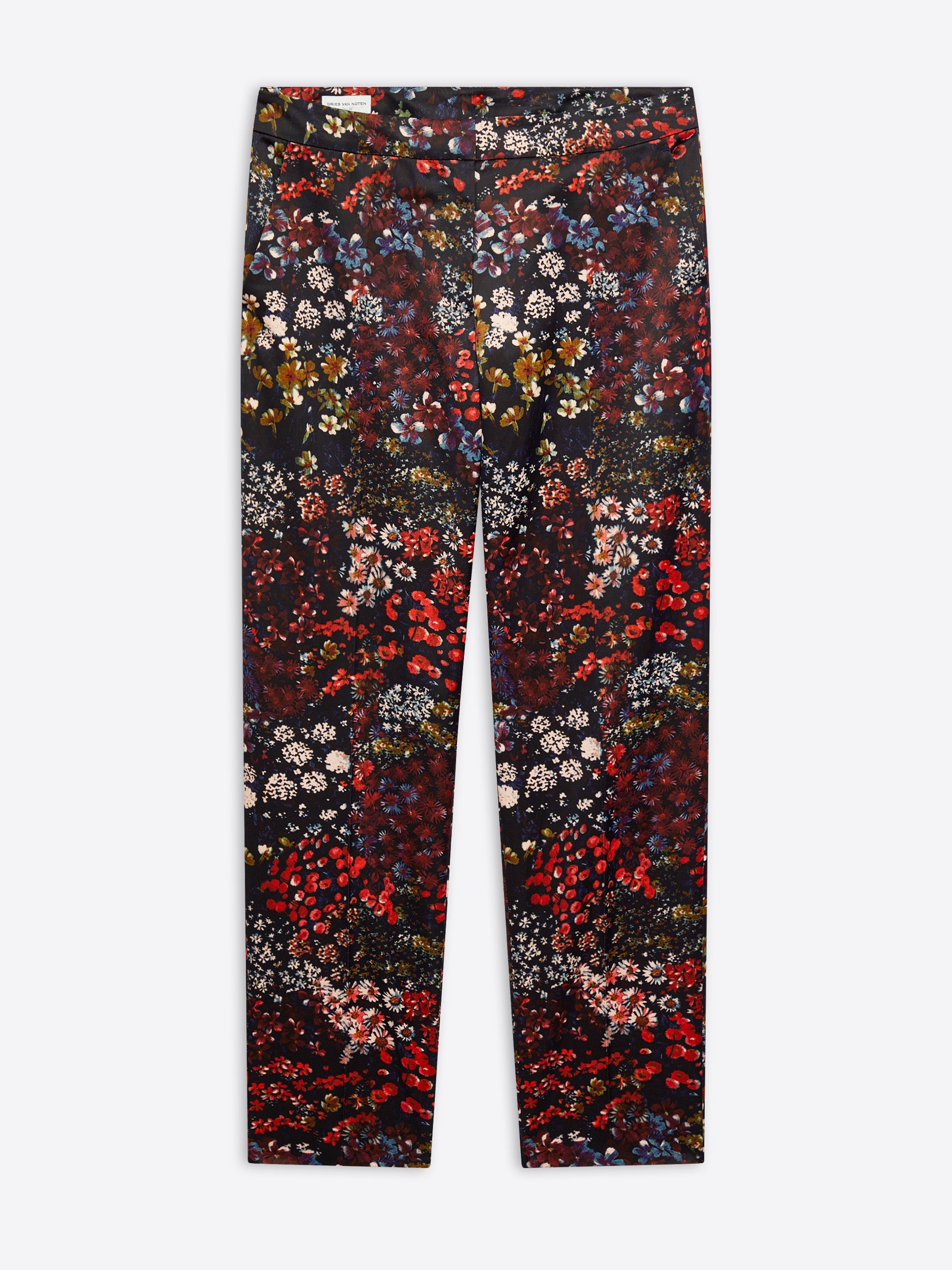 FITTED FLORAL PANTS - 1