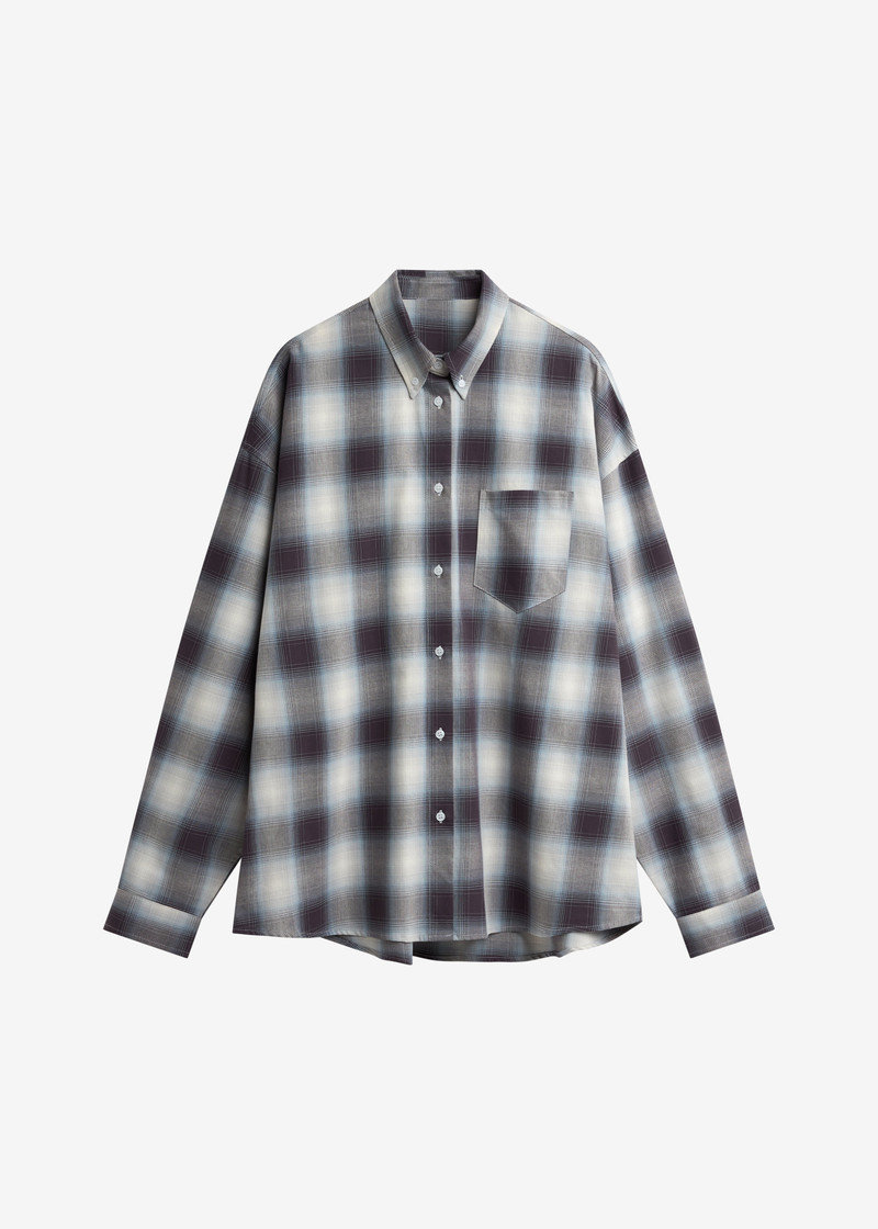 Devv Shirt - Checked Blue 1