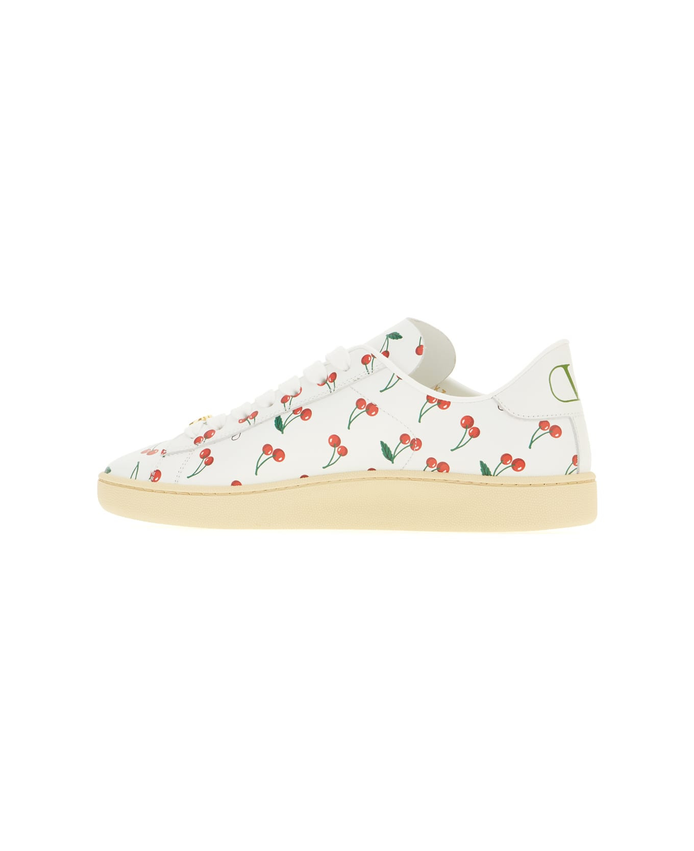 Printed Leather Sneakers - 3
