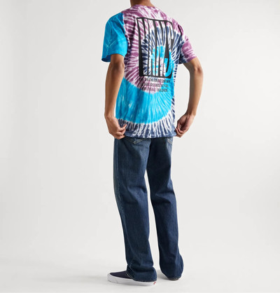 Vans Logo-Print Tie-Dyed Cotton-Jersey T-Shirt outlook