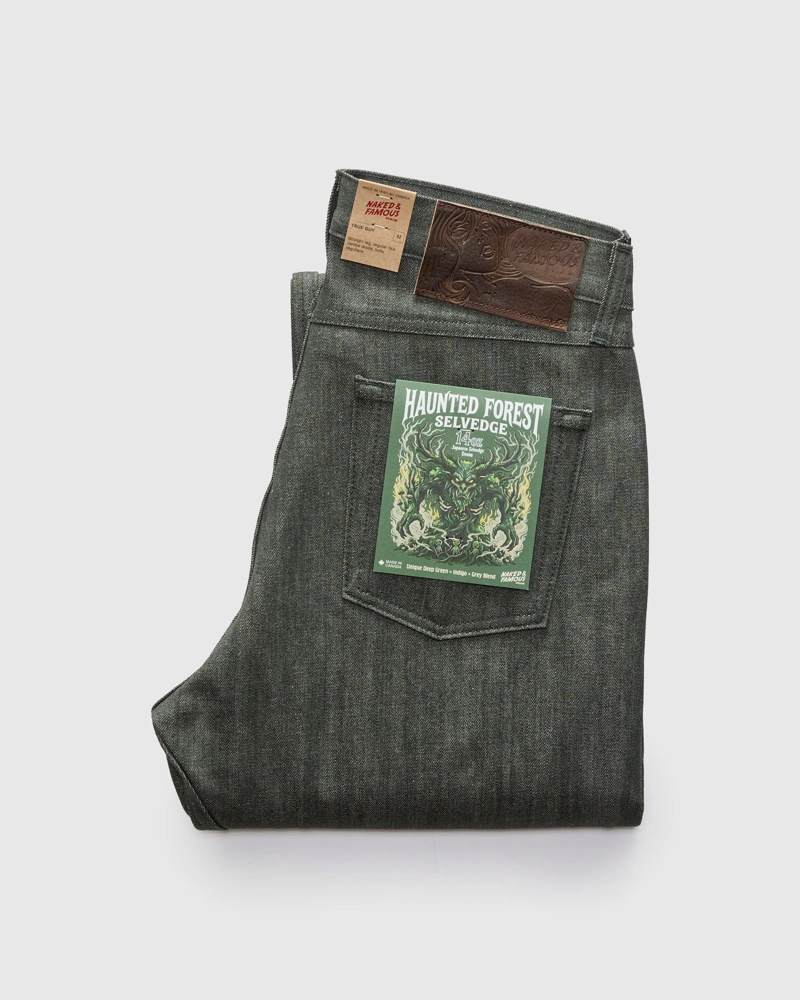 "Haunted Forest" 14oz Selvedge Denim - True Guy Fit - 1