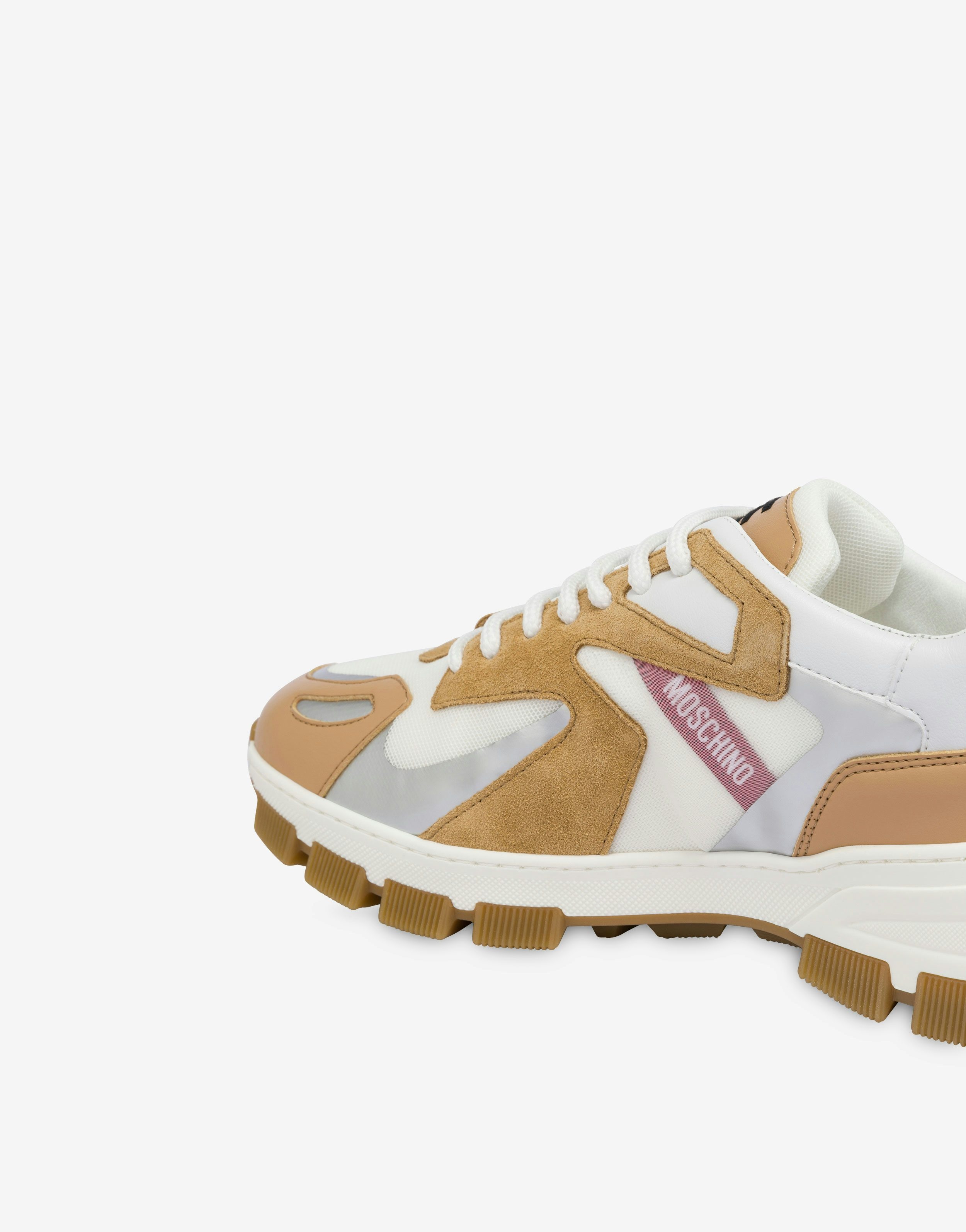 RACE SNEAKERS MESH, CALFSKIN, AND SUEDE - 4