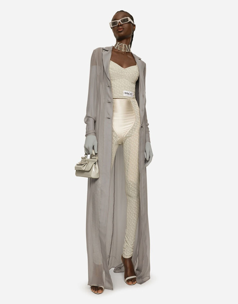 Silk georgette duster coat 6