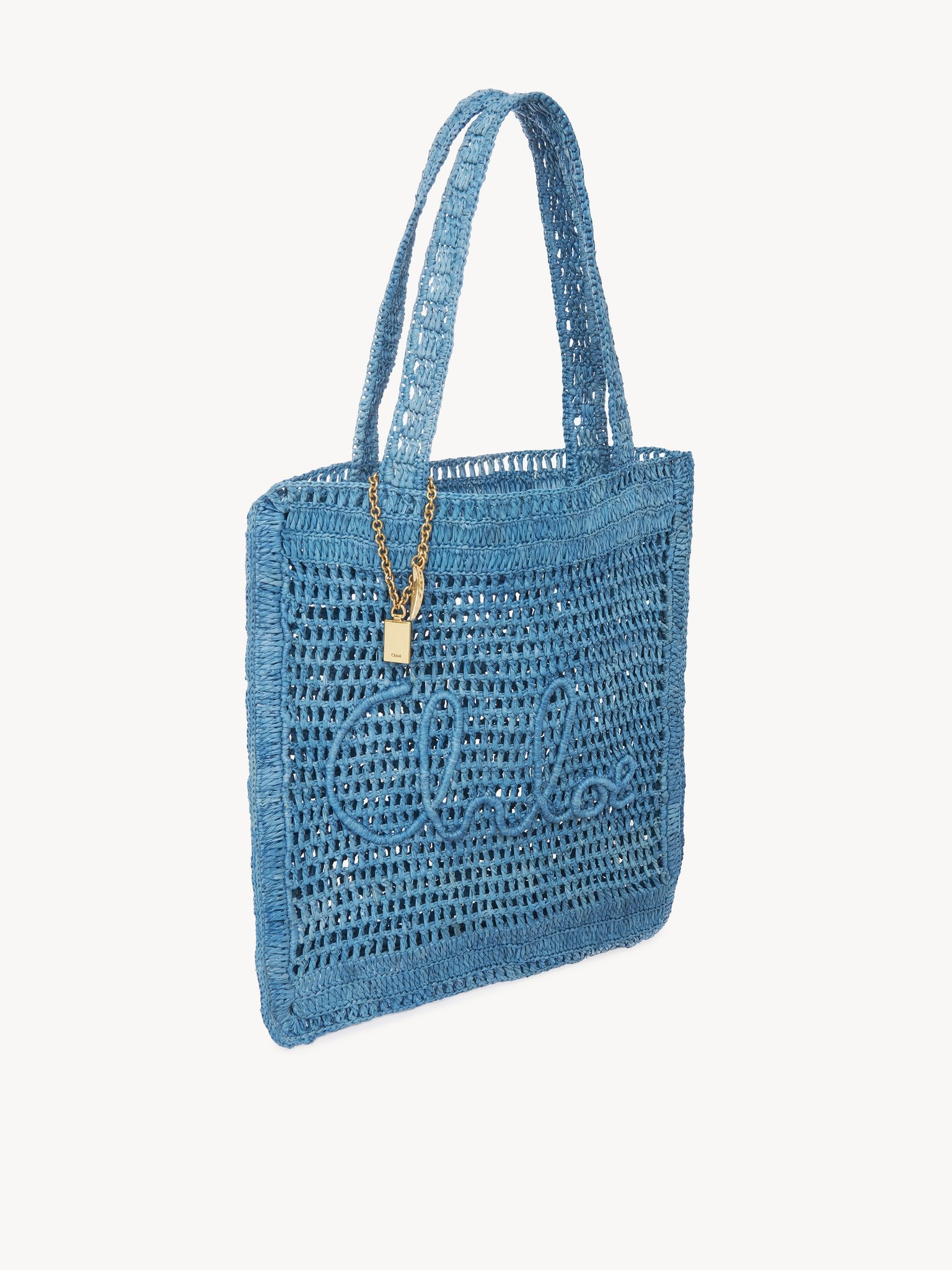 SUMMER BANANA TOTE BAG IN RAFFIA - 3
