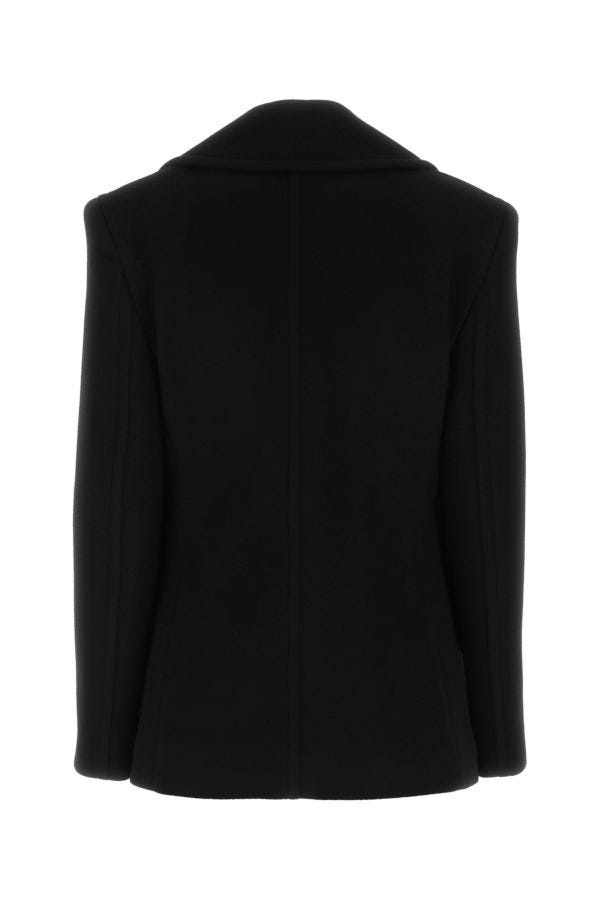 Givenchy Woman Black Wool Coat - 2