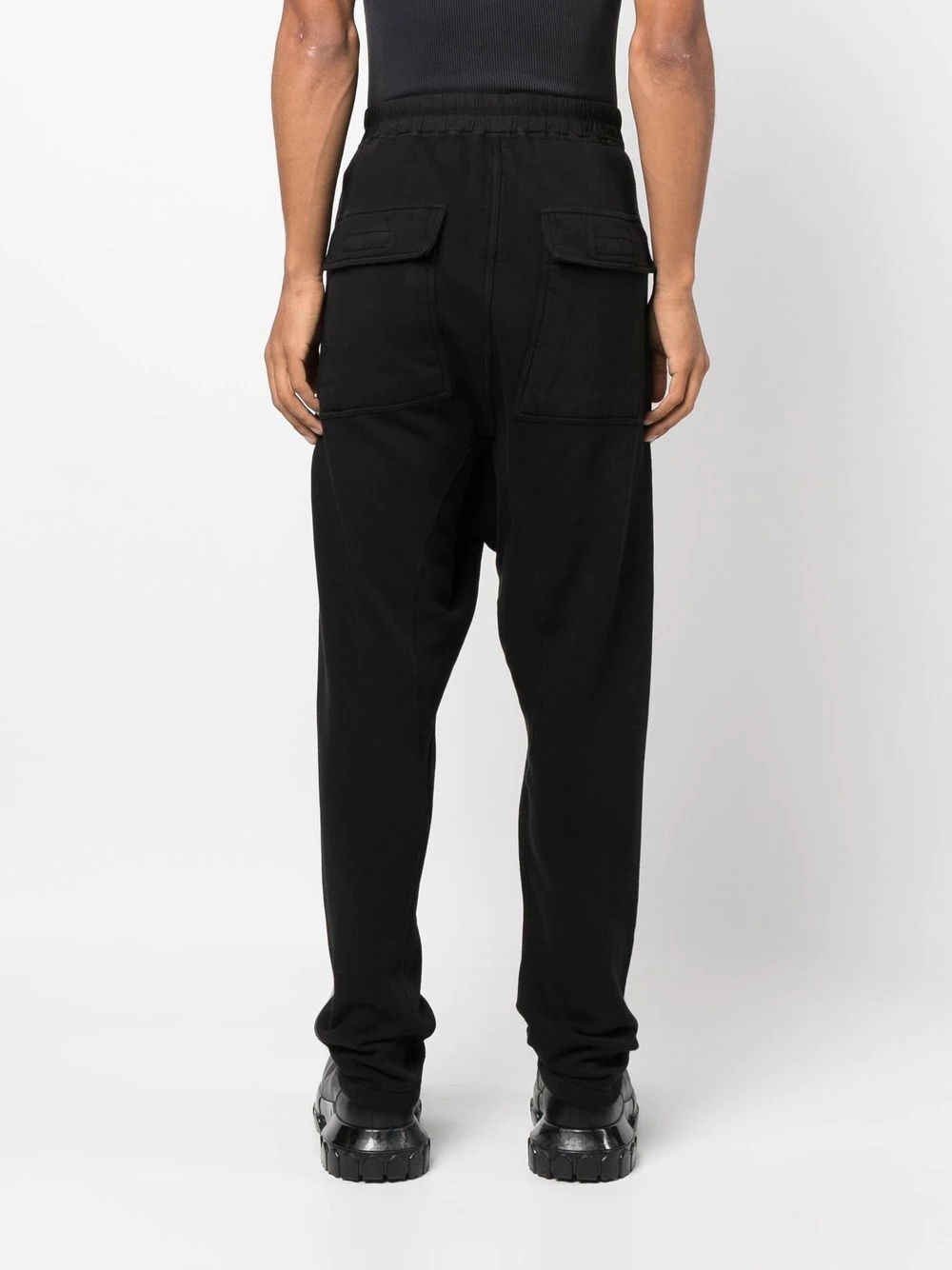 drawstring track pants - 4